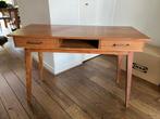 Scandinavian style acacia wood desk, Huis en Inrichting, Bureaus, Ophalen, Gebruikt, Bureau