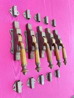 Antieke pomp espagnoletten / deur espagnolet, greep, klink, Ophalen of Verzenden