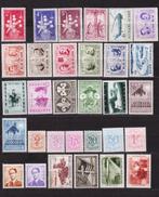 België 1957 met blok **, Postzegels en Munten, Postzegels | Europa | België, Ophalen, Postfris, Postfris