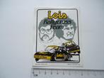 sticker oud LOIS RALLYCROSS Rally race cross auto porsche, Ophalen of Verzenden, Zo goed als nieuw, Bedrijf of Vereniging