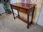 Klassieke Engelse sidetable, wandconsole haltafel, Ophalen of Verzenden, Zo goed als nieuw, 25 tot 50 cm