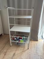 Stellingkast wit open opbergkast schappen kast voorraadkast, Ophalen, Gebruikt