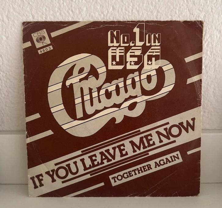 Chicago - If you leave me now, Cd's en Dvd's, Vinyl Singles, Gebruikt, Pop, Ophalen of Verzenden