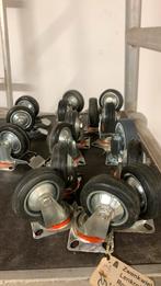 Zwenkwielen 13 stuks, Doe-het-zelf en Verbouw, Zwenkwielen, Ophalen of Verzenden, Zo goed als nieuw