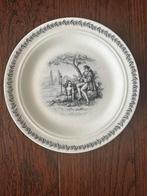 Decoratief bord Mosa Plateel Maastricht, Antiek en Kunst, Antiek | Servies los, Ophalen of Verzenden