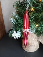 zeer fraaie zeldzame lang getrokken model kerstbal, Ophalen of Verzenden, Gebruikt