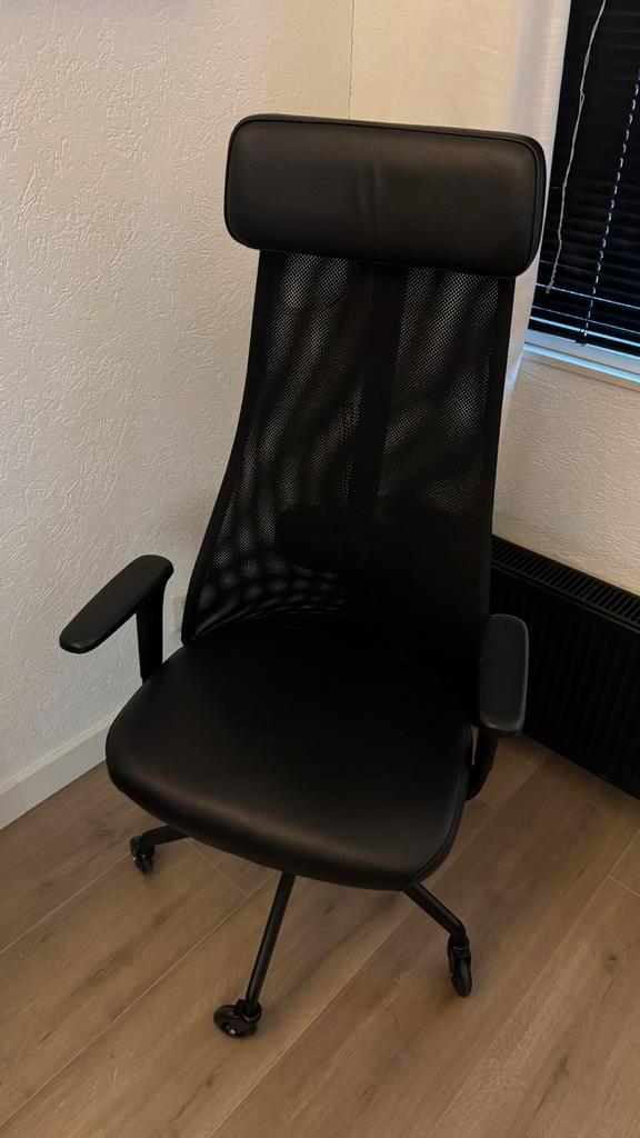 Ikea Järvfjället Bureaustoel, Huis en Inrichting, Bureaustoelen, Zo goed als nieuw, Bureaustoel, Zwart, Ergonomisch, Ophalen