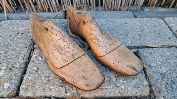 Oude houten kinder schoenleest ! beschikbaar voor biedingen