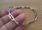 zilveren closed for ever armband [578], Verzenden, Zo goed als nieuw, Zilver, Zilver