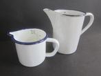 maatbekers 500 ml halve liter en 1 liter emaille, Antiek en Kunst, Ophalen of Verzenden