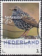 Nederland- Persoonlijke- Natuur- Vogels-  Spreeuw -G, Verzenden, Na 1940, Gestempeld