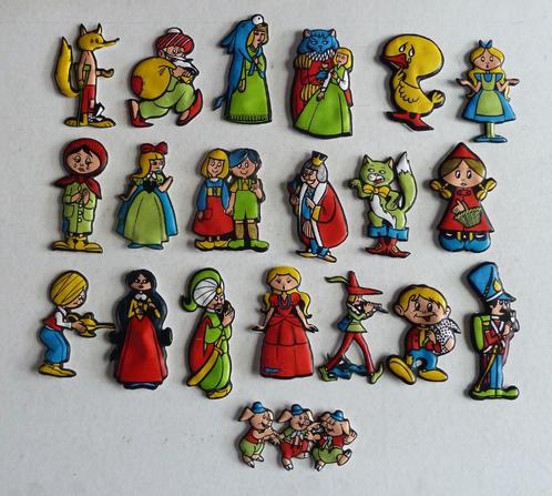 Vintage sprookjes figuren Plastico Milano Made in Italy, Verzamelen, Poppetjes en Figuurtjes, Zo goed als nieuw, Ophalen of Verzenden