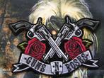 Guns N' Roses vrij  mooie shaped logo patch 51- 9 x 15 cm, Verzenden, Nieuw, Kleding