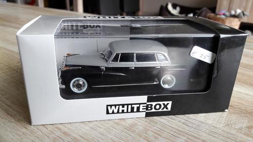 Mercedes Benz 300 D 1957 zwart / grijs 1:43 ( Whitebox ), Hobby en Vrije tijd, Modelauto's | 1:43, Nieuw, Auto, Overige merken