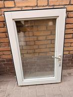 Zware Houten Raamkozijn met Glas, Doe-het-zelf en Verbouw, Glas en Ramen, Ophalen, Gebruikt