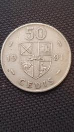 50 Cedis 1991 Ghana, Postzegels en Munten, Munten | Afrika, Ophalen of Verzenden, Losse munt, Overige landen