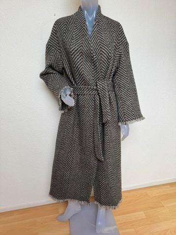 Max Mara bruin melange gevoerde lange mantel - 38 beschikbaar voor biedingen