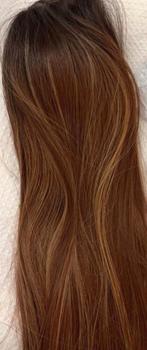 Ombre bruine lace-wig. De laatste!, Ophalen of Verzenden, Nieuw, Pruik of Haarverlenging