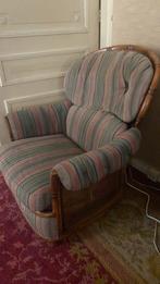 Heerlijke rotan fauteuil, opknapper, Huis en Inrichting, Fauteuils, Ophalen, Gebruikt, 75 tot 100 cm, Riet of Rotan