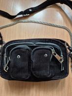 Nunoo zwart rib bag, Ophalen of Verzenden, Zo goed als nieuw, Zwart