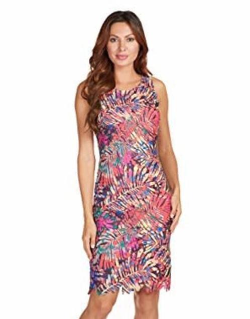 Frank Lyman elegante jurk van kleurrijk kant maat 44, Kleding | Dames, Jurken, Zo goed als nieuw, Maat 42/44 (L), Overige kleuren