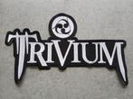 Trivium shaped backpatch  22 x 31 cm metal, Verzenden, Nieuw, Kleding