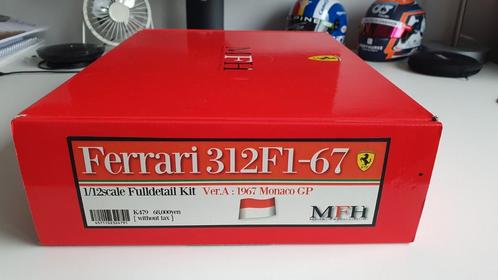 MFH 1/12 Ferrari 312 F1-67 multimedia kit met 2 extra boeken, Hobby en Vrije tijd, Modelbouw | Auto's en Voertuigen, Nieuw, Auto