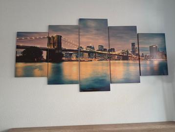 Brooklyn Bridge schilderij. beschikbaar voor biedingen