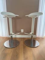 Ikea Janinge Barkruk - Wit, Verstelbaar, Ophalen of Verzenden, Gebruikt