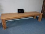 NIEUWE eetbank van massief onbewerkt teak #WINKEL# bank, Huis en Inrichting, Stoelen, Nieuw, Ophalen of Verzenden, Teak, Eén