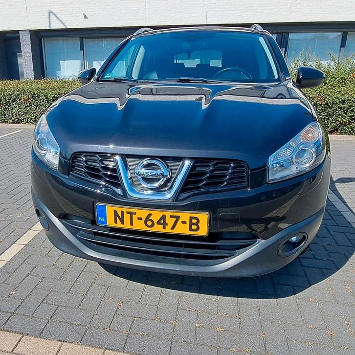 Nissan Qashqai 1.6 2WD 2010 Zwart, Auto's, Nissan, Qashqai, Achteruitrijcamera, Airbags, Airconditioning, Bluetooth, Centrale vergrendeling