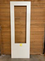 Hpl binnendeur met glasopening wit, Minder dan 80 cm, Binnendeur, Nieuw, 200 tot 215 cm