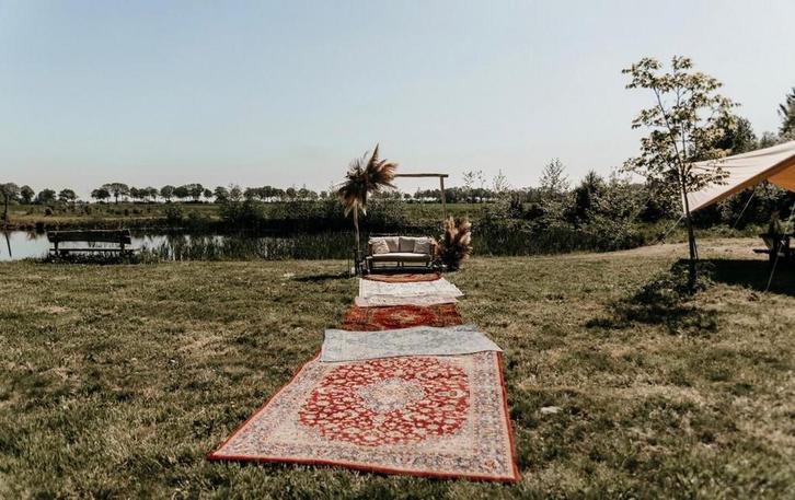 Vintage kleden te huur | bruiloft | tuinfeest | evenement, Hobby en Vrije tijd, Feestartikelen | Verhuur, Gebruikt, Geboorte of Huwelijk