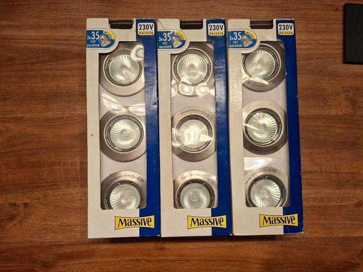 Nieuw in doos inbouwspotten/ inbouwspotjes!, Huis en Inrichting, Lampen | Spots, Nieuw, Metaal of Aluminium, Halogeen, Ophalen of Verzenden