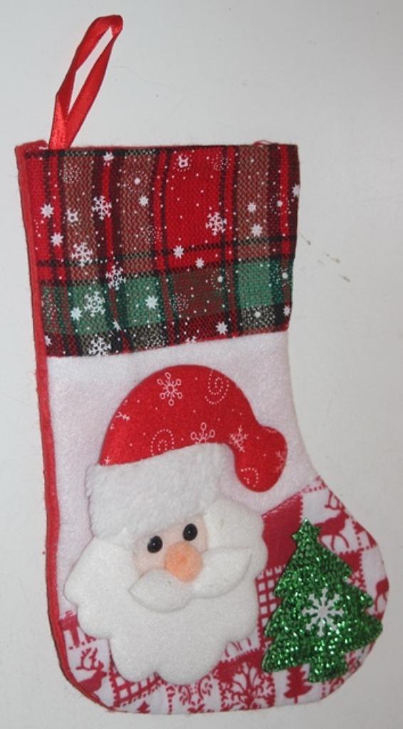 Kerstsok 25 cm 117217, Diversen, Kerst, Zo goed als nieuw, Ophalen of Verzenden