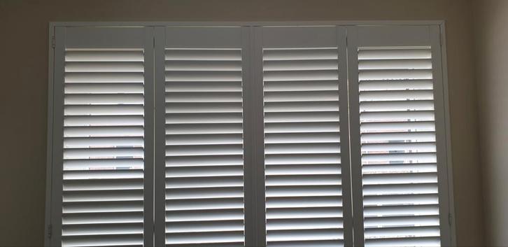 Shutters, Huis en Inrichting, Stoffering | Gordijnen en Lamellen, Zo goed als nieuw, 150 tot 200 cm, Wit, Ophalen