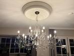 Kroonluchter Robusto 12 lichtpunten, Huis en Inrichting, Lampen | Kroonluchters, Ophalen, Zo goed als nieuw, Glas, Elegant, klassiek