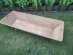 XXL 1,8m groot houten trog backtrog stoer sober brocante, Antiek en Kunst, Curiosa en Brocante, Ophalen