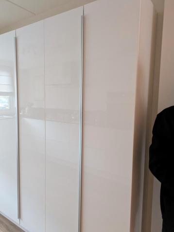 3x Ikea Metod hoge keukenkasten hoogglans wit Ringhult - afbeelding 2