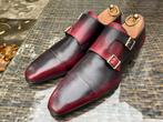 Santoni double monk gespschoenen model 7508 maat 9 UK/EU 43, Kleding | Heren, Overige kleuren, Ophalen of Verzenden, Santoni, Gespschoenen