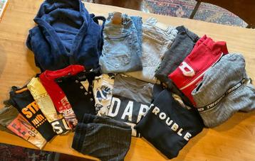 Pakket jongenskleding, veel merkkleding, maat 146-152 beschikbaar voor biedingen