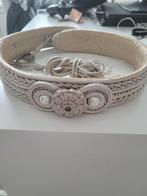 Elegante Witte Tailleriem, Kleding | Dames, Riemen en Ceinturen, 3 tot 5 cm, Wit, 90 tot 100 cm, Tailleriem