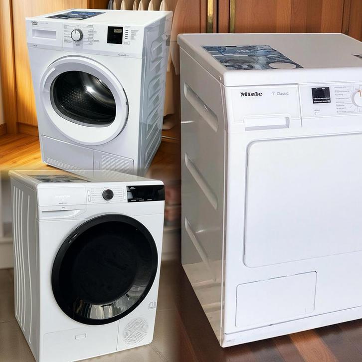 Wasdroger AEG MIELE en meer Gespreid Betalen Direct Bezorgen, Witgoed en Apparatuur, Wasdrogers, Zo goed als nieuw, Condens, 6 tot 8 kg