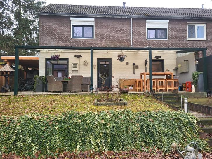 Groene Overkapping - 9,5x3 meter. Zelf demonteren en afhalen, Tuin en Terras, Overkappingen, Gebruikt, Veranda, Ophalen