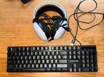 battletron Headset en Keybord met USB aansluiting, Computers en Software, Ophalen, Battletron, Gaming toetsenbord, Zo goed als nieuw