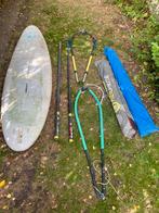 Complete windsurf set incl 2 zeilen, Watersport en Boten, Windsurfen, Ophalen, 250 tot 300 cm, Gebruikt, Met vin(nen)