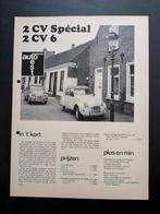 Autotest CITROËN 2CV Spécial / 2CV 6 1976, Ophalen of Verzenden, Gelezen, Citroën