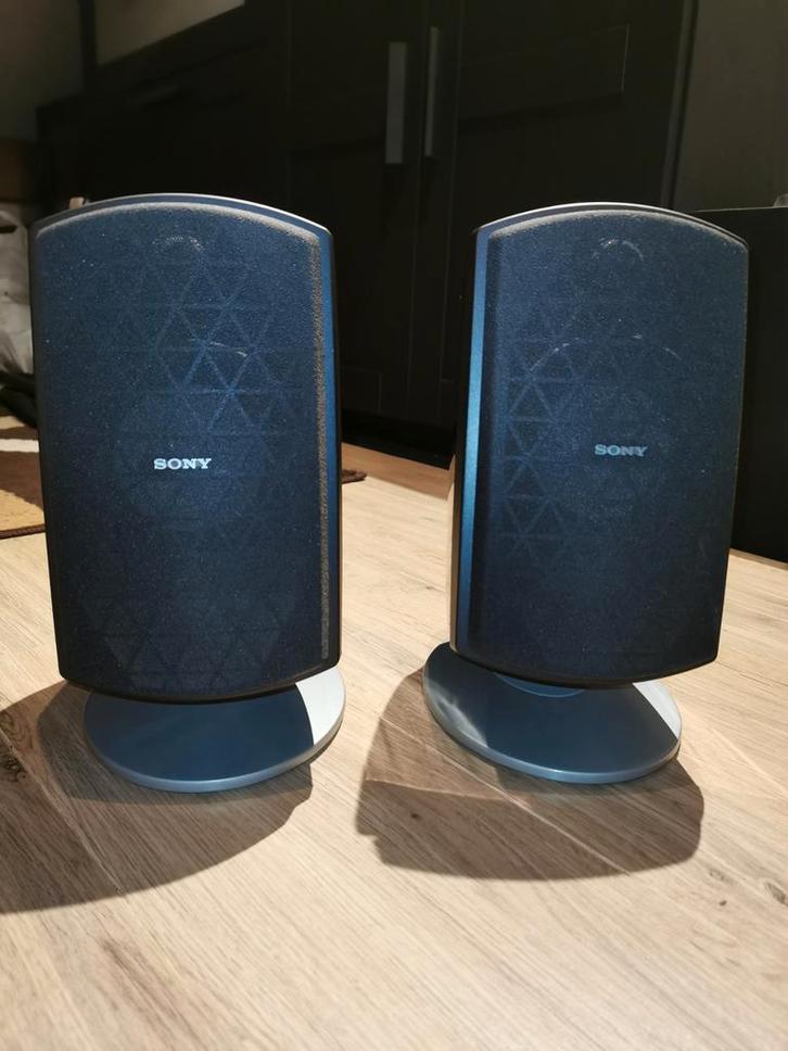 Sony SA-LA300ED Speakers - Zo goed als nieuw!, Audio, Tv en Foto, Luidsprekers, Zo goed als nieuw, Front, Rear of Stereo speakers