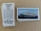 Passenger Liners complete set 25 tea cards ocean liners 1970, Verzamelen, Scheepvaart, Ophalen, Motorboot