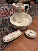 Vintage Lampetkan Set met Roosjes, Ophalen